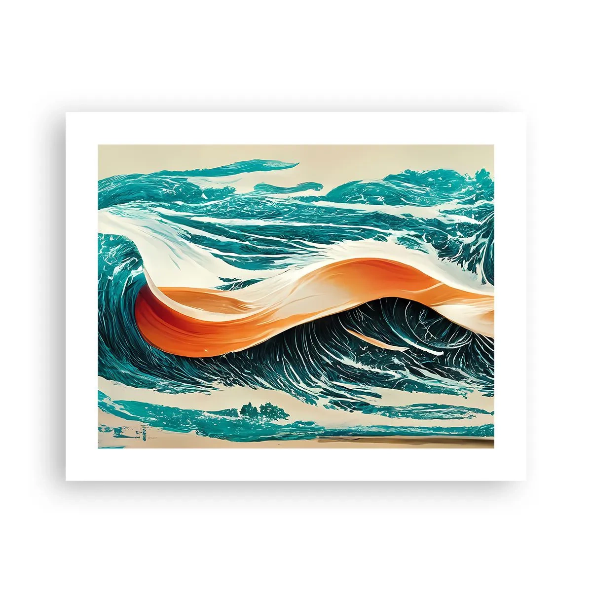 Póster - El sueño de un surfista - 50x40 cm
