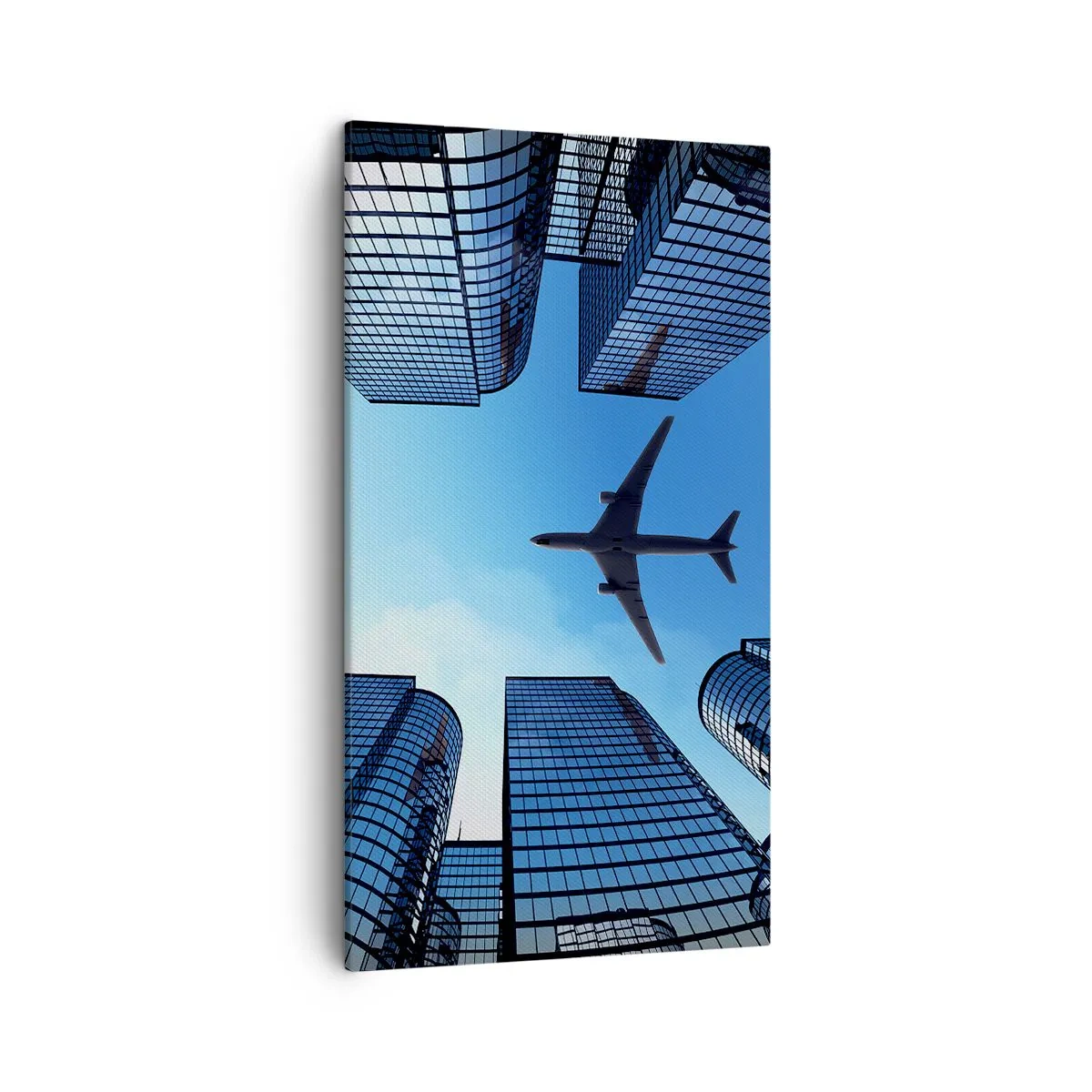 Cuadro sobre lienzo - Impresión de Imagen - La vista desde el abismo de cristal - 45x80 cm