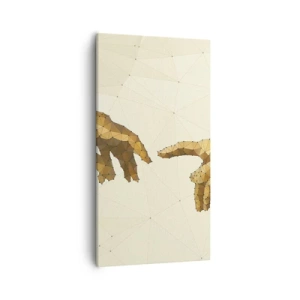 Cuadro sobre lienzo - Impresión de Imagen - Geometría divina - 55x100 cm