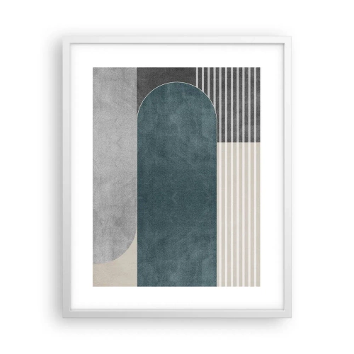 Póster en marco blanco - Composición horizontal - 40x50 cm