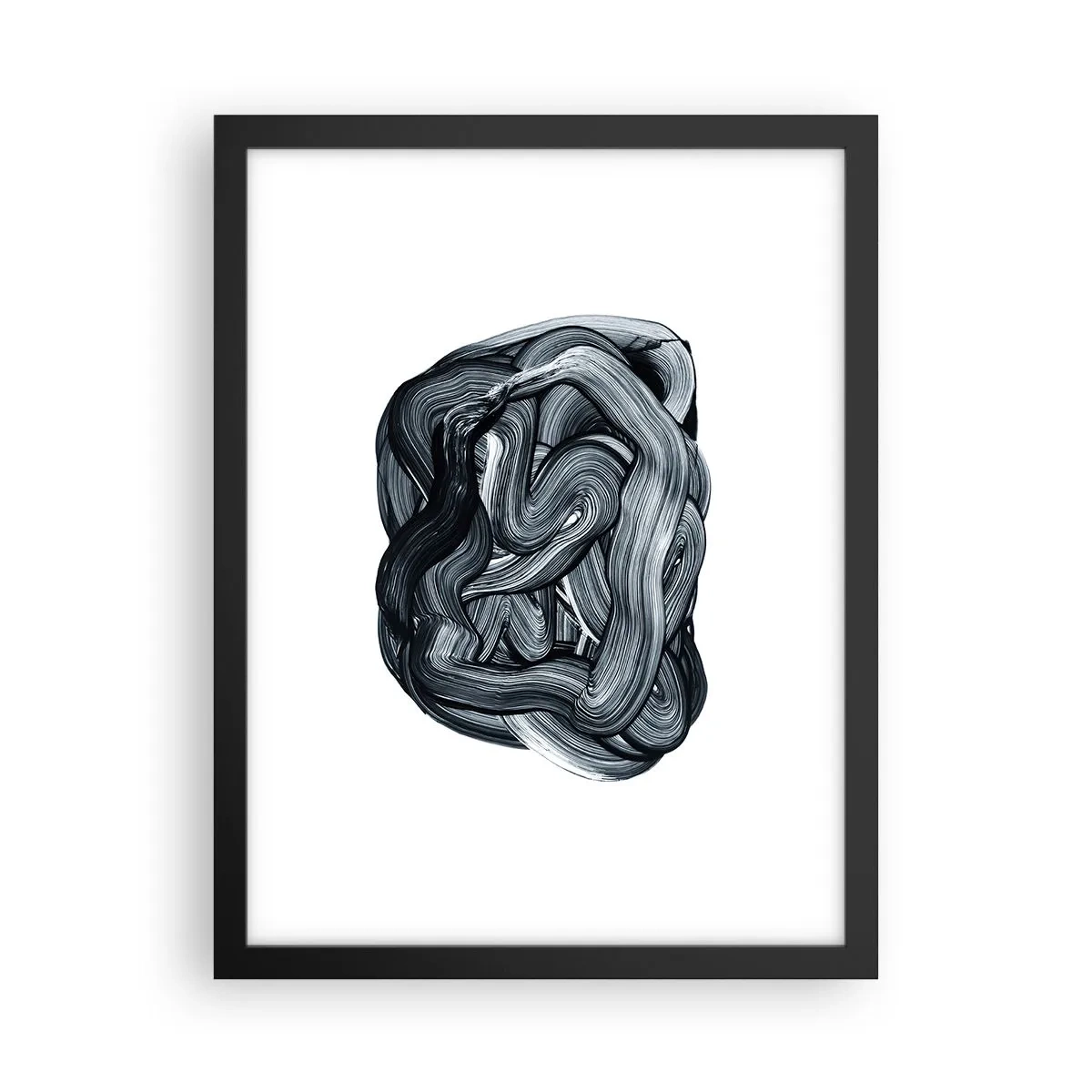 Póster en marco negro - No es tan sencillo - 30x40 cm