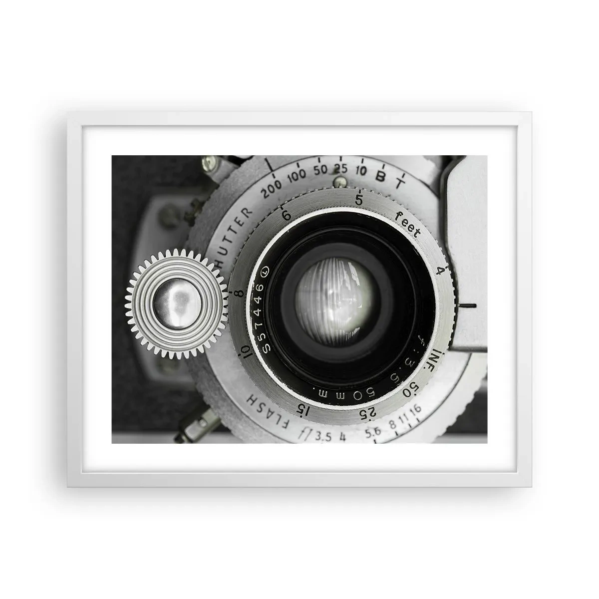 Póster en marco blanco - Una historia de Hollywood - 50x40 cm