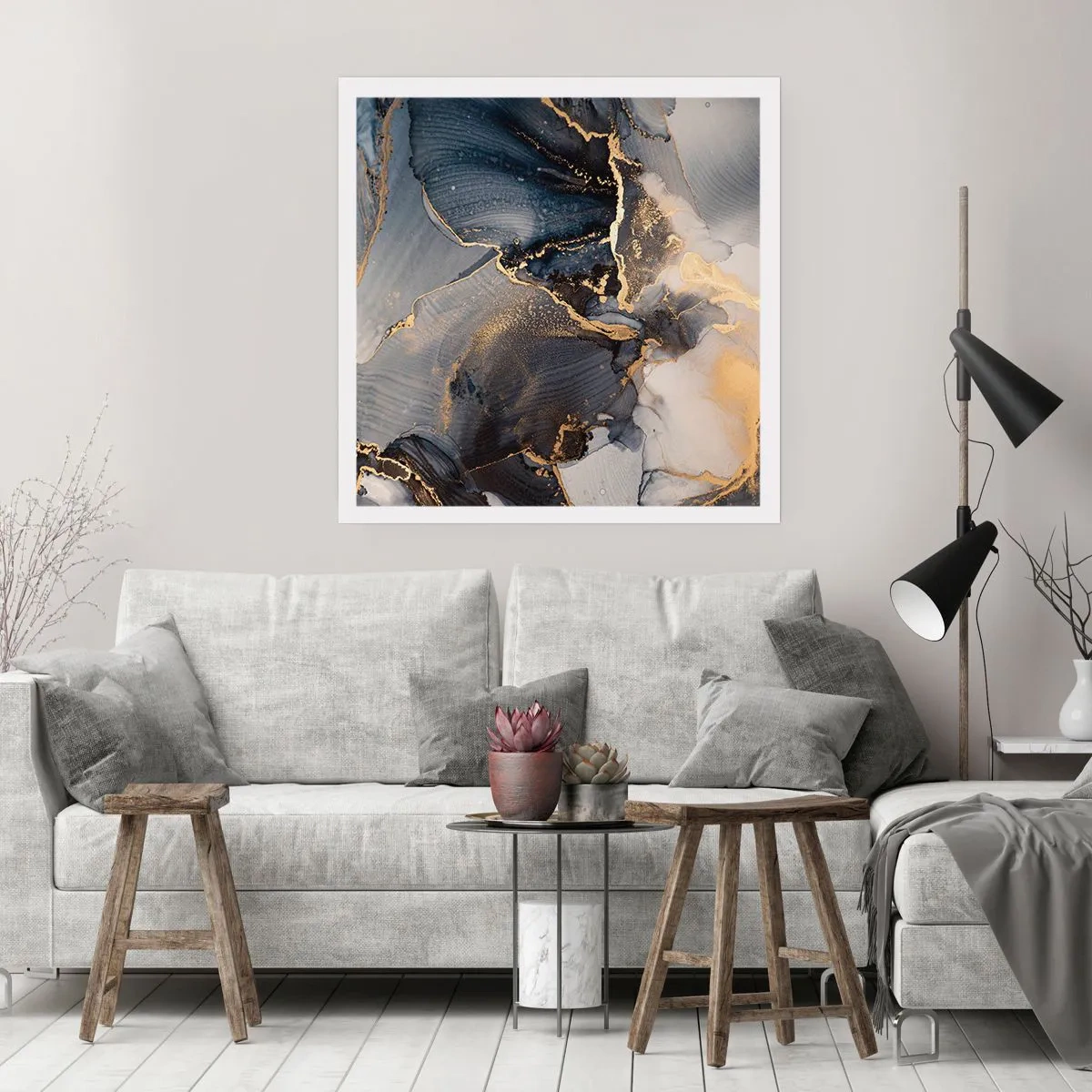 Póster - La vida de una piedra - 60x60 cm