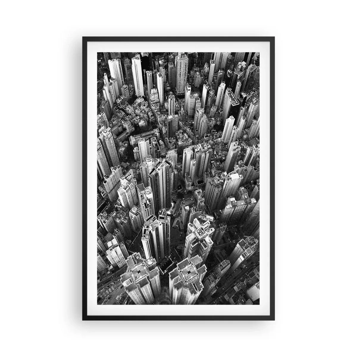Póster en marco negro - Cada vez más alto - 61x91 cm
