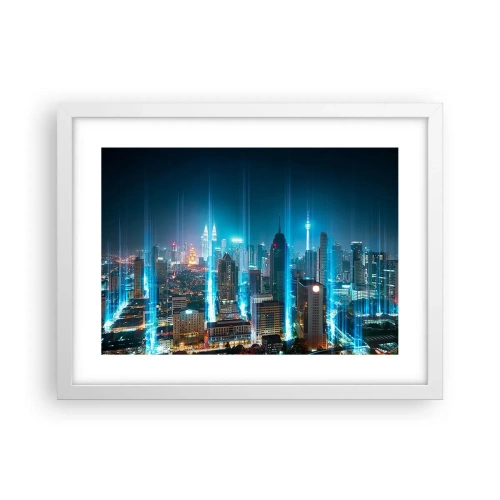 Póster en marco blanco - De Berlín al cielo - 40x30 cm