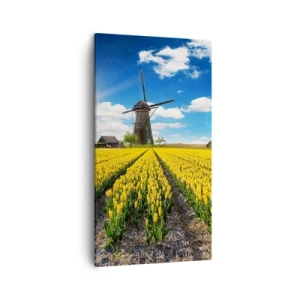 Cuadro sobre lienzo - Impresión de Imagen - No podría ser más holandés - 45x80 cm