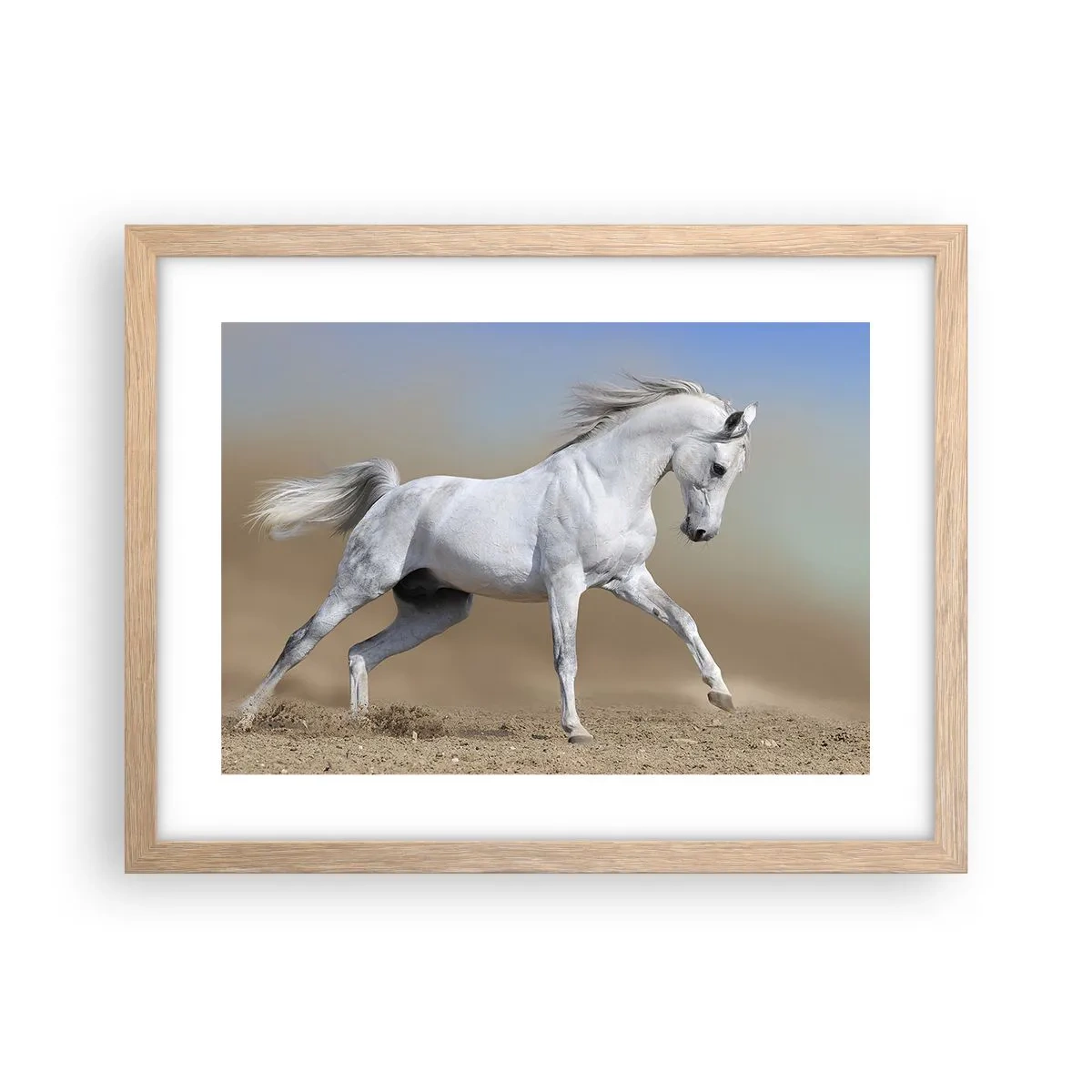 Póster en marco roble claro - El más bello cuento de hadas árabe - 40x30 cm