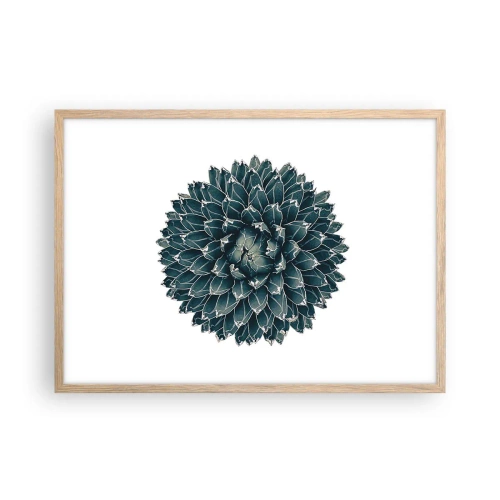 Póster en marco roble claro - Estrella del desierto - 70x50 cm