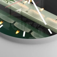 Esfera sin numeración, con rayas