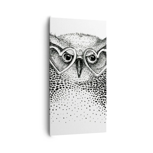 Cuadro sobre lienzo - Impresión de Imagen - Con sabiduría y amor - 65x120 cm