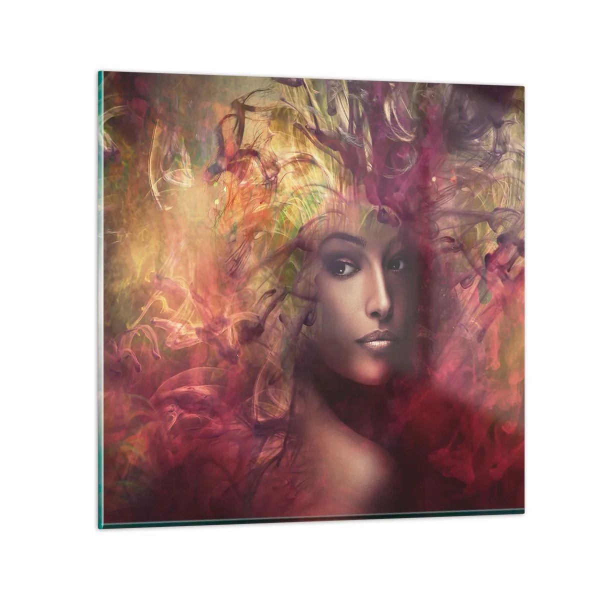 Cuadro sobre vidrio - Impresiones sobre Vidrio - ¡Aquí estoy! - 40x40 cm