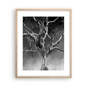 Póster en marco roble claro - Primordial y sagrado - 40x50 cm