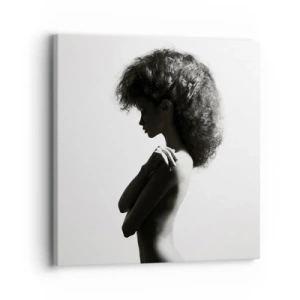 Cuadro sobre lienzo - Impresión de Imagen - Como una flor en un tallo delgado - 30x30 cm