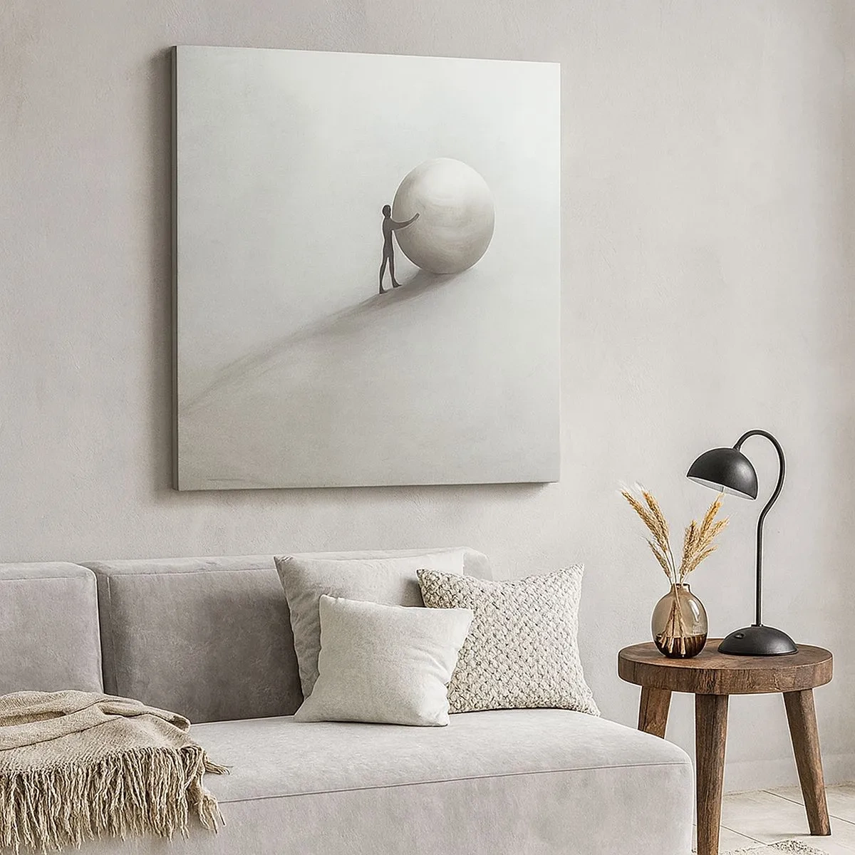 Cuadro sobre lienzo - Impresión de Imagen - El juego de la vida - 30x30 cm