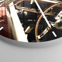 Esfera sin numeración, con rayas