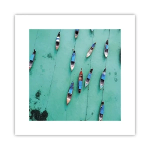 Póster - En alegre espera - 30x30 cm