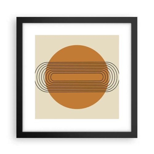 Póster en marco negro - El plan perfecto - 30x30 cm