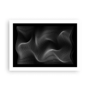 Póster - La danza de la luz en el espacio - 70x50 cm