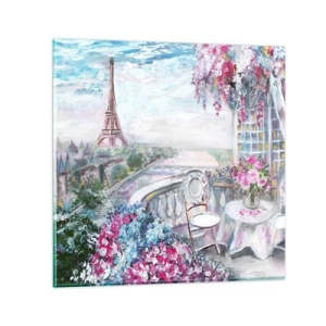 Cuadro sobre vidrio - Impresiones sobre Vidrio - Mayo mágico en París - 50x50 cm