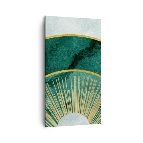 Cuadro sobre lienzo - Impresión de Imagen - Un sistema solar diferente - 45x80 cm