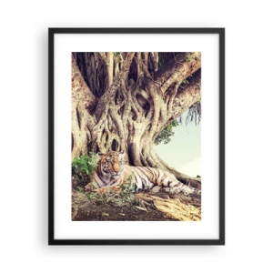 Póster en marco negro - Una visión desde el Génesis - 40x50 cm