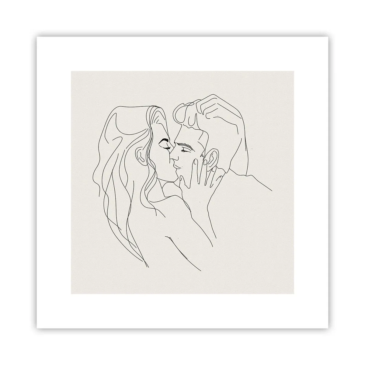 Póster - Unión y sentimiento - 30x30 cm