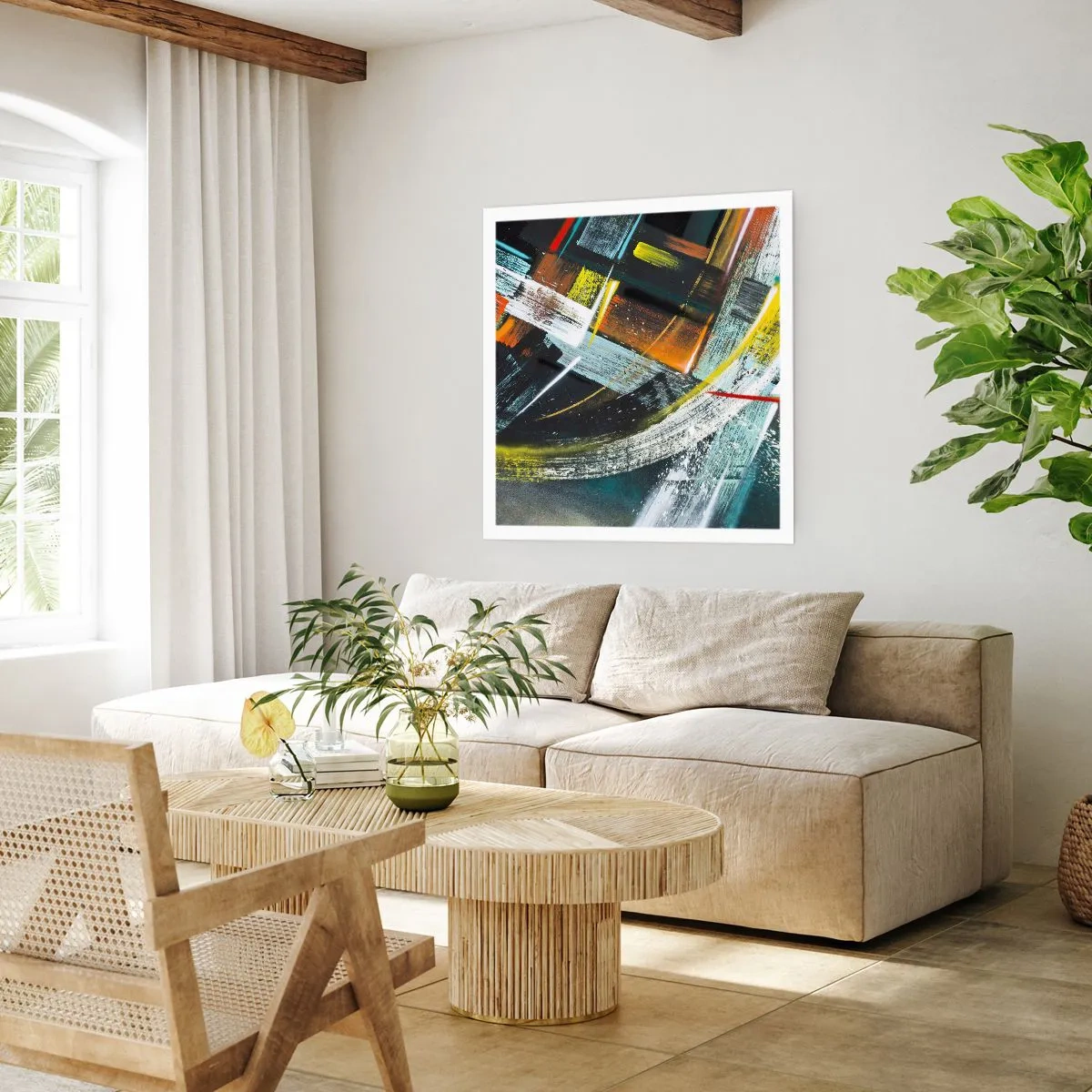 Póster - La energía del movimiento - 60x60 cm