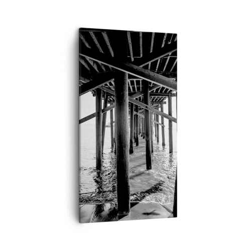 Cuadro sobre lienzo - Impresión de Imagen - Escondite en la playa - 45x80 cm