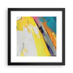 Póster en marco negro - Anatomía de la luz - 30x30 cm