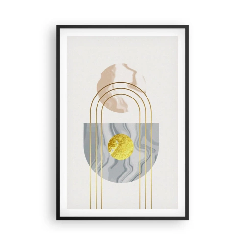 Póster en marco negro - Brillo y resplandor - 61x91 cm