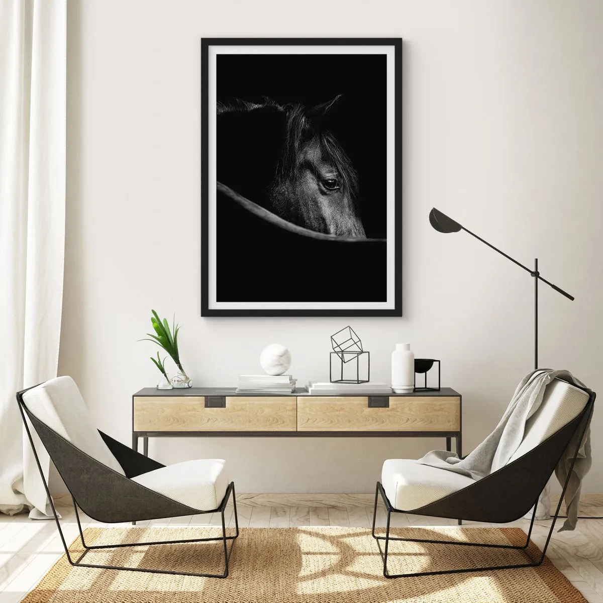 Póster en marco negro - Príncipe negro - 61x91 cm