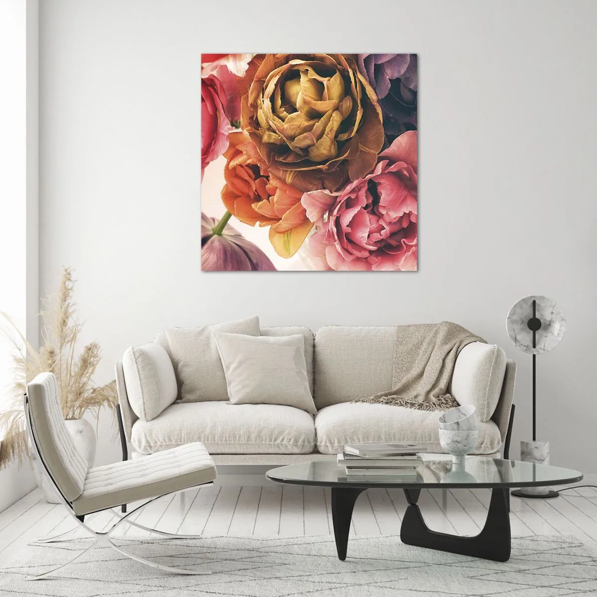 Cuadro sobre vidrio - Impresiones sobre Vidrio - Celebración de la vida - 50x50 cm