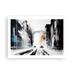 Póster - Estudio de la ciudad: arquitectura y movimiento - 70x50 cm