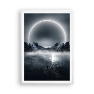 Póster en marco blanco - El final del cuento - 70x100 cm