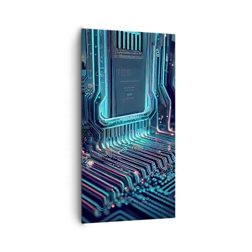 Cuadro sobre lienzo - Impresión de Imagen - Mi forma de pensar - 65x120 cm