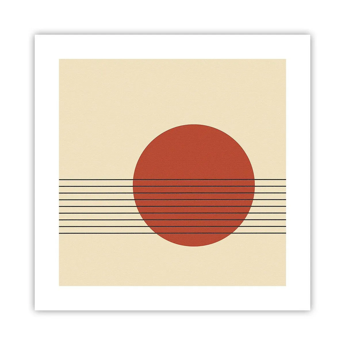 Póster - Cruzando el círculo - 40x40 cm