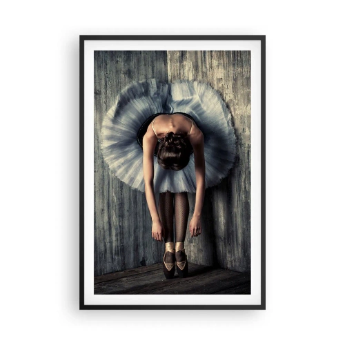 Póster en marco negro - Cuando la música se detiene - 61x91 cm