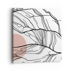 Cuadro sobre lienzo - Impresión de Imagen - En una red de ramas - 40x40 cm