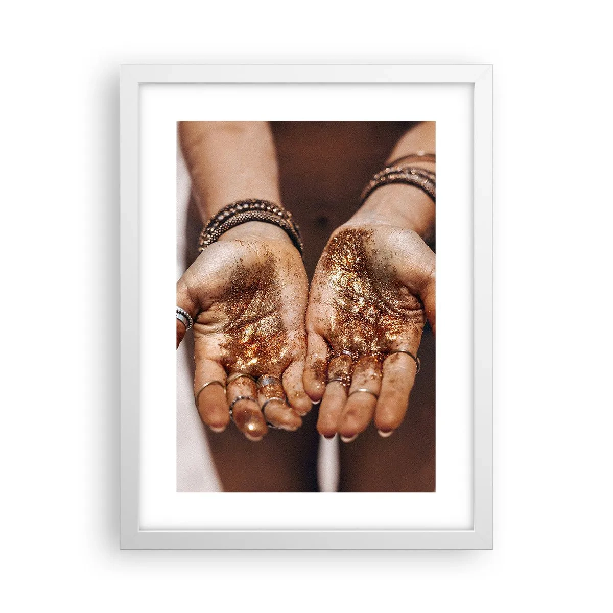 Póster en marco blanco - Un regalo para ti - 30x40 cm