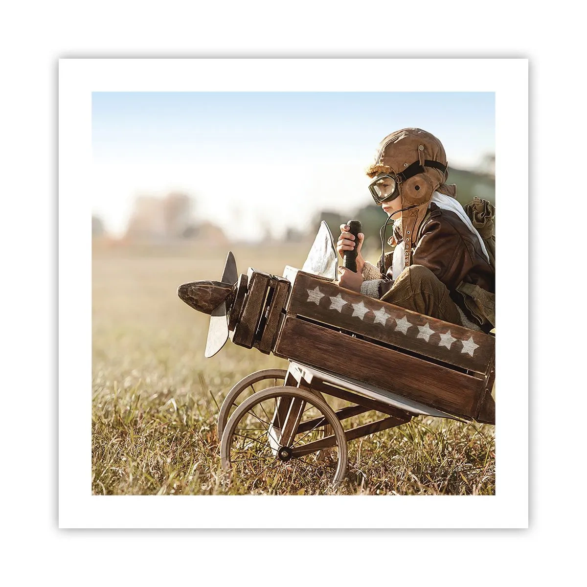 Póster - Despegue hacia un sueño - 50x50 cm