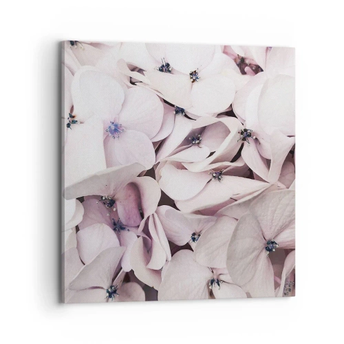 Cuadro sobre lienzo - Impresión de Imagen - En un torrente de flores - 70x70 cm