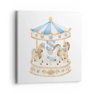 Cuadro sobre lienzo - Impresión de Imagen - Dulce infancia - 30x30 cm