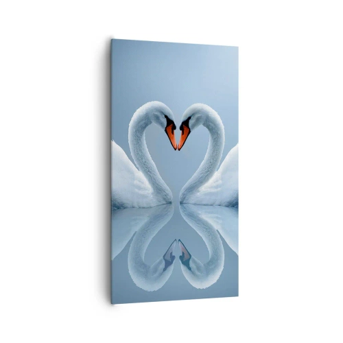 Cuadro sobre lienzo - Impresión de Imagen - Tiempo de amor - 65x120 cm