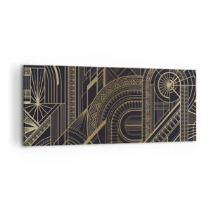 Cuadro sobre lienzo - Impresión de Imagen - Conceptos, ideas, planes - 100x40 cm
