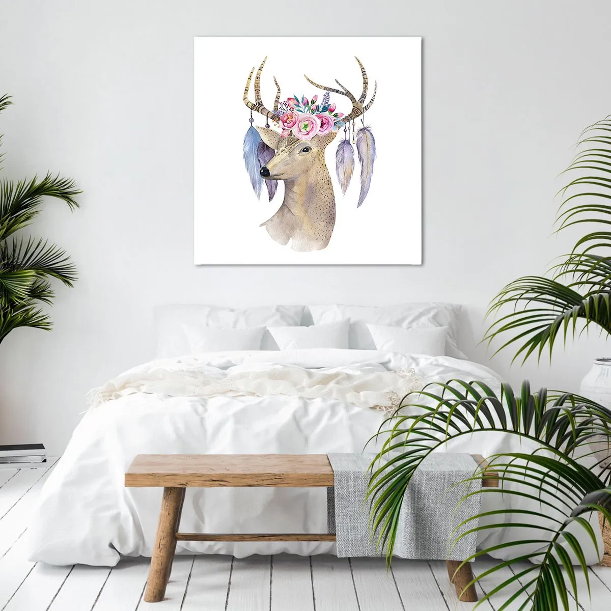 Cuadro sobre lienzo - Impresión de Imagen - Guía del alma - gentil, inocente - 60x60 cm