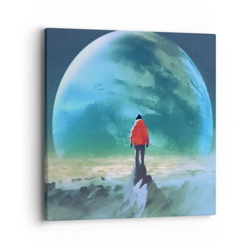 Cuadro sobre lienzo - Impresión de Imagen - Descubridor de una nueva Tierra - 40x40 cm
