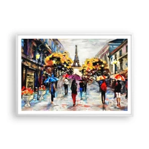 Póster en marco blanco - Especialmente hermoso en otoño - 100x70 cm