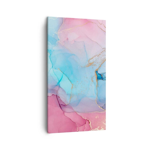 Cuadro sobre lienzo - Impresión de Imagen - Reuniones y encuentros de colores - 45x80 cm