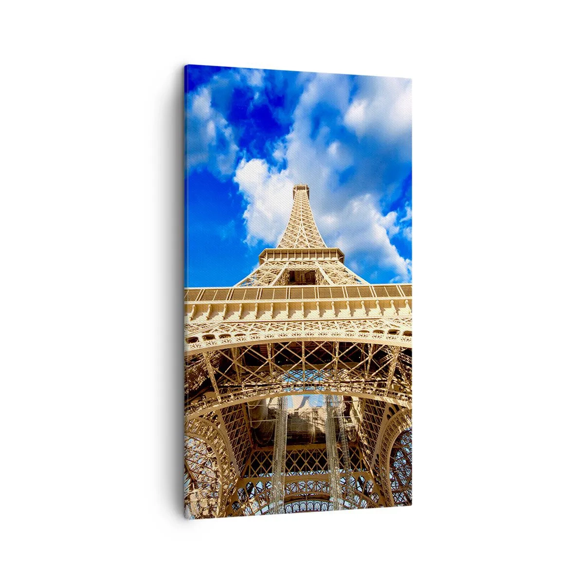 Cuadro sobre lienzo - Impresión de Imagen - Alcanzando el cielo y las nubes - 45x80 cm