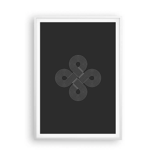 Póster en marco blanco - El espíritu celta - 70x100 cm